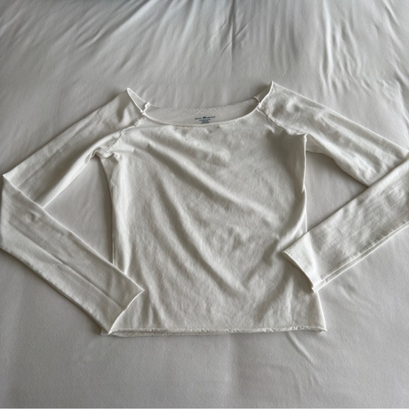 Brandy Melville Tops - Brandy Melville Cream Long Sleeve Top